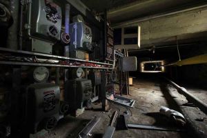 The service tunnels below the hospital. There was a rumor these tunnels were used to transport patients around the hospital.  